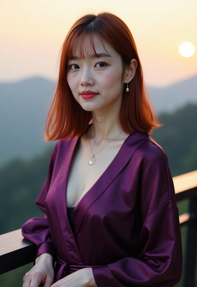 主播直播绘制古风人物